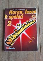 Horen, Lezen & Spelen 2 - Dwarsfluit met CD, Gebruikt, Overige genres, Les of Cursus, Dwarsfluit of Piccolo