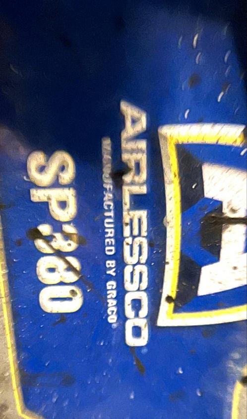 Airlessco SP380 Verfspuit - Professioneel, Doe-het-zelf en Verbouw, Schildersmaterialen, Gebruikt, Verfspuit of Verfpomp, Ophalen of Verzenden