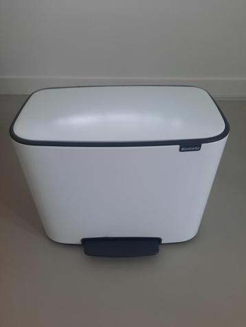 Brabantia Bo Pedaalemmer - 3 x 11 liter – Wit beschikbaar voor biedingen