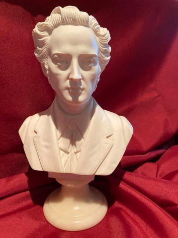 Chopin Borstbeeld Bisquit Porselein A.Gianelli beschikbaar voor biedingen