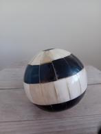Vintage bal van hoorn been in zeer goede staat decoratieve., Antiek en Kunst, Ophalen of Verzenden