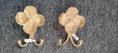 NIEUW! Sissy Boy Messing wandhaak bloem (2 stuks), Huis en Inrichting, Woonaccessoires | Wanddecoraties, Nieuw, Ophalen