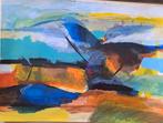 ABSTRACT LANDSCHAP, Antiek en Kunst, Kunst | Schilderijen | Abstract, Ophalen of Verzenden