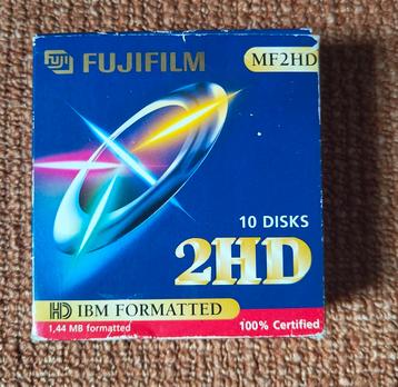 Fujifilm Diskettes 10 stuks ongebruikt  beschikbaar voor biedingen