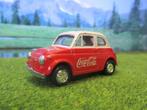 1/43 Fiat 500 - Coca Cola, Hobby en Vrije tijd, Modelauto's | 1:43, Ophalen of Verzenden, Zo goed als nieuw, Auto, Overige merken