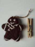 kerstboomhanger van vilt, peperkoekmannetje, Ophalen of Verzenden, Zo goed als nieuw