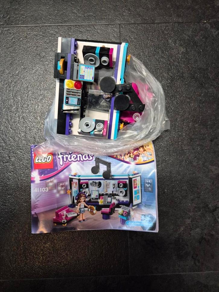 Lego Friends 41103 Popster Opnamestudio, Kinderen en Baby's, Speelgoed | Duplo en Lego, Gebruikt, Lego, Complete set, Ophalen