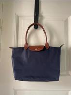 Longchamp donkerblauw medium, Sieraden, Tassen en Uiterlijk, Tassen | Damestassen, Ophalen of Verzenden, Zo goed als nieuw, Blauw