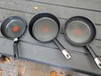 Tefal pannenset gebruikt bakpak koekenpan hapjespan, Ophalen of Verzenden, Gebruikt, Rvs, Pannenset