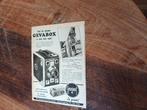 Advertentie van Gevabox camera Gevaert 1951, Ophalen of Verzenden, 1940 tot 1960, Fototoestel
