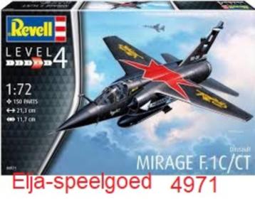 Revell 1:72 MIRAGE F.1C/CT 023 modelbouw (2020 ) 4971 beschikbaar voor biedingen