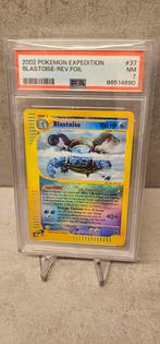 Blastoise Expedition PSA 7 Rev Foil, Ophalen of Verzenden, Zo goed als nieuw, Losse kaart, Foil