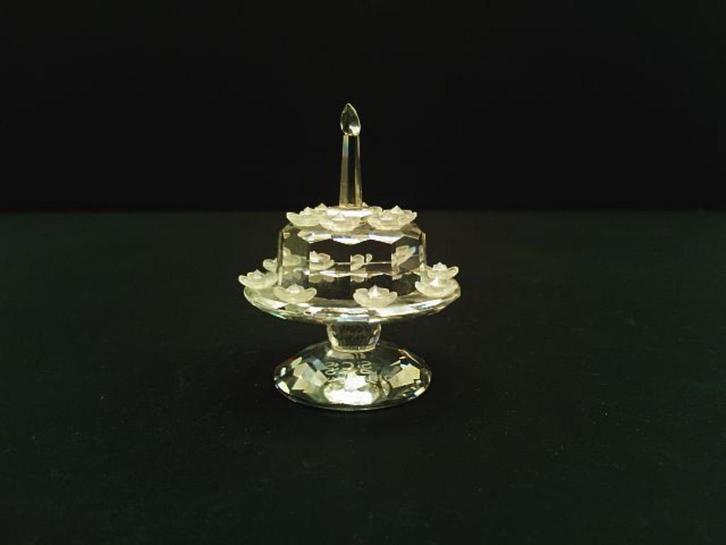 Swarovski Jubileumtaartje, Verzamelen, Swarovski, Zo goed als nieuw, Figuurtje, Ophalen of Verzenden