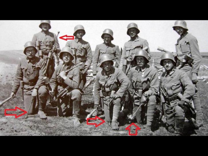 ZELDZAAM!! WW1 Austrian trench bat Krupp, Verzamelen, Militaria | Algemeen, Ophalen of Verzenden