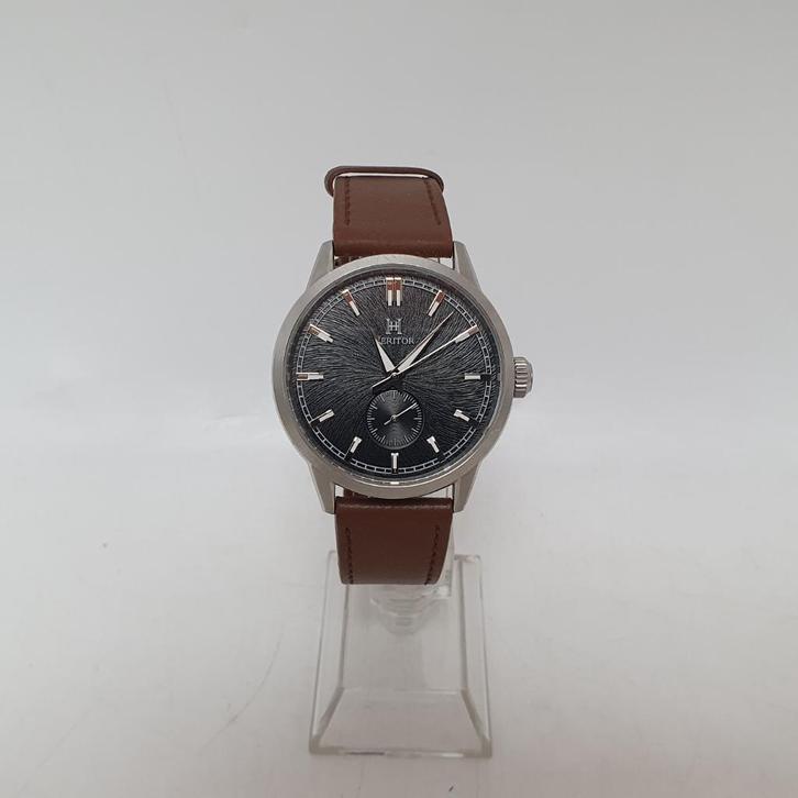 Heritor Automatic Argento Horloge HERHS3805 Horloge, Sieraden, Tassen en Uiterlijk, Horloges | Kinderen, Jongen of Meisje, Ophalen of Verzenden