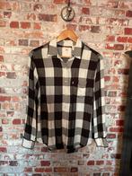 Levi's zwart wit geruit geblokt overhemd blouse small 36, Kleding | Dames, Zwart, Ophalen of Verzenden, Zo goed als nieuw, Maat 36 (S)