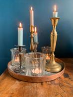 Koperen Schaal/Dienblad/Kaarsenplateau, Ophalen of Verzenden, Zo goed als nieuw