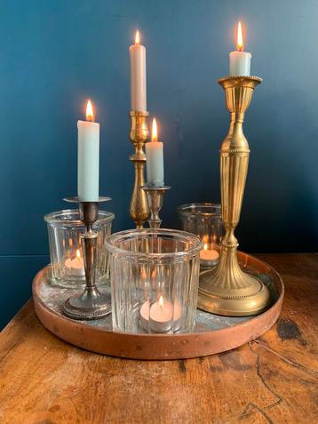 Koperen Schaal/Dienblad/Kaarsenplateau beschikbaar voor biedingen