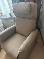 Prominent Opsta- relaxstoel beige, Huis en Inrichting, Fauteuils, Ophalen, Gebruikt, Klassiek, 75 tot 100 cm