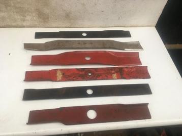 maaimessen voor gazonmaaier motor en elektra nieuw en licht beschikbaar voor biedingen