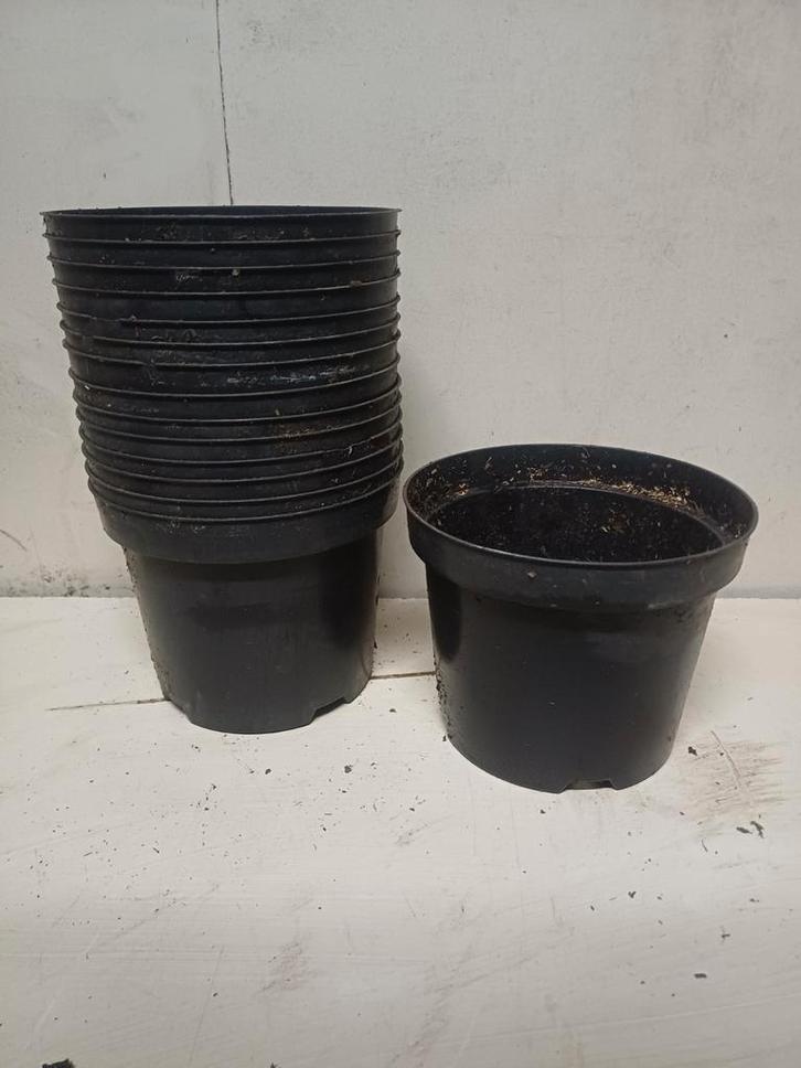 Kweekpotten 3 liter, Tuin en Terras, Bloempotten, Gebruikt, Kunststof, Minder dan 40 cm, Minder dan 25 cm, Rond, Ophalen of Verzenden