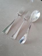 Bestek Gero Haags Lofje verzilverd 90, Antiek en Kunst, Antiek | Bestek, Ophalen of Verzenden