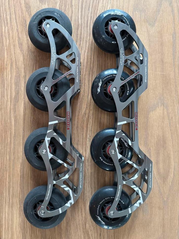 Inline Skates 4 Wielen - Frame & Wielen. Wielen 76 mm., Sport en Fitness, Skeelers, Nieuw, Inline skates 4 wielen, Overige merken