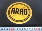 sticker ARAG verzekeringen logo, Ophalen, Zo goed als nieuw