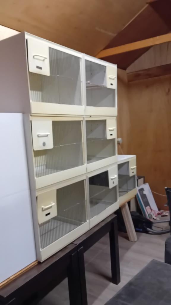 verschillende soorten broedkooien (allen compleet), Dieren en Toebehoren, Vogels | Hokken en Kooien, Ophalen, Gebruikt, Overige materialen