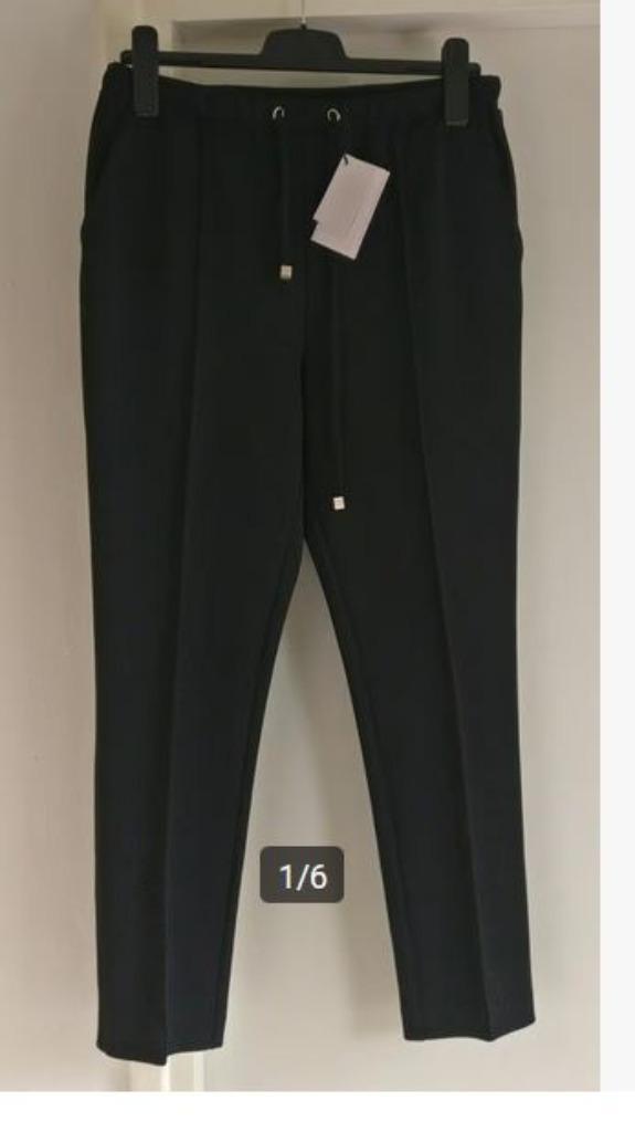 NIEUW!! TwinSet schitterende geklede jogger VAN 190 VOOR 30!, Kleding | Dames, Broeken en Pantalons, Nieuw, Maat 38/40 (M), Zwart