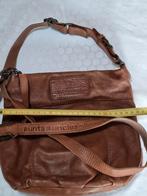 Aunts Uncles bruin leren tas, Ophalen of Verzenden, Zo goed als nieuw, Bruin