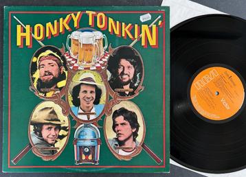 WILLIE NELSON, WAYLON, GUY CLARK ++ - Honky tonkin' ( LP ) beschikbaar voor biedingen