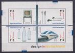 Duitsland Blok Ontwerpen TV Fles Bestek Hoge Snelheid Trein, Postzegels en Munten, Postzegels | Europa | Duitsland, Verzenden