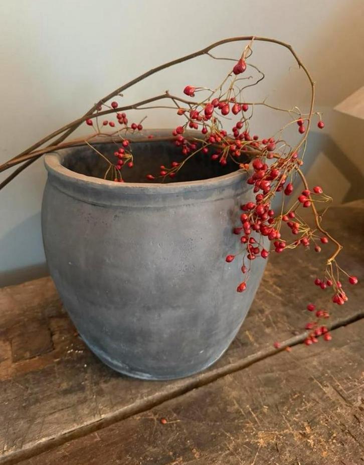 Landelijke stijl, Chinese grijze kruik, pot, Antiek en Kunst, Antiek | Keramiek en Aardewerk, Ophalen