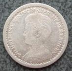 Zilveren dubbeltjes: - 10 cent 1916 + 1917 +1918., Postzegels en Munten, Munten | Nederland, Zilver, 10 cent, Koningin Wilhelmina