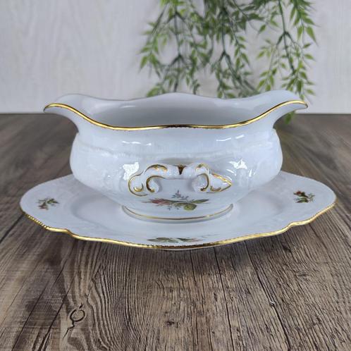 Rosenthal Sanssouci Moosrose Saus- / Juskom vaste schotel, Antiek en Kunst, Antiek | Servies los, Ophalen of Verzenden