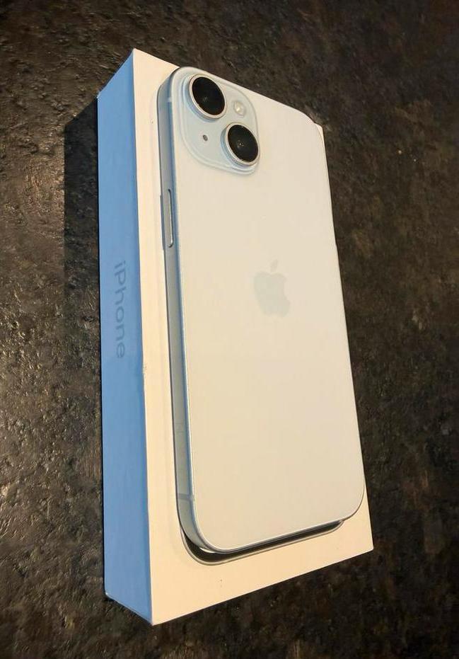 iPhone 15 Blauw 128GB - Nette Staat, Telecommunicatie, Mobiele telefoons | Apple iPhone, Gebruikt, 128 GB, Zonder abonnement, Zonder simlock
