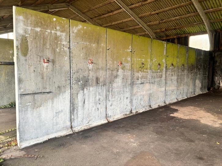 38 stuks beton keerwanden van 300 cm  hoog (sleufsilo wand), Tuin en Terras, Overige Tuin en Terras, Gebruikt, Ophalen