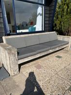 Tuinbank van steigerhout inclusief 4 zit- en rugkussens, Tuin en Terras, Tuinbanken, Ophalen of Verzenden, Gebruikt, Hout