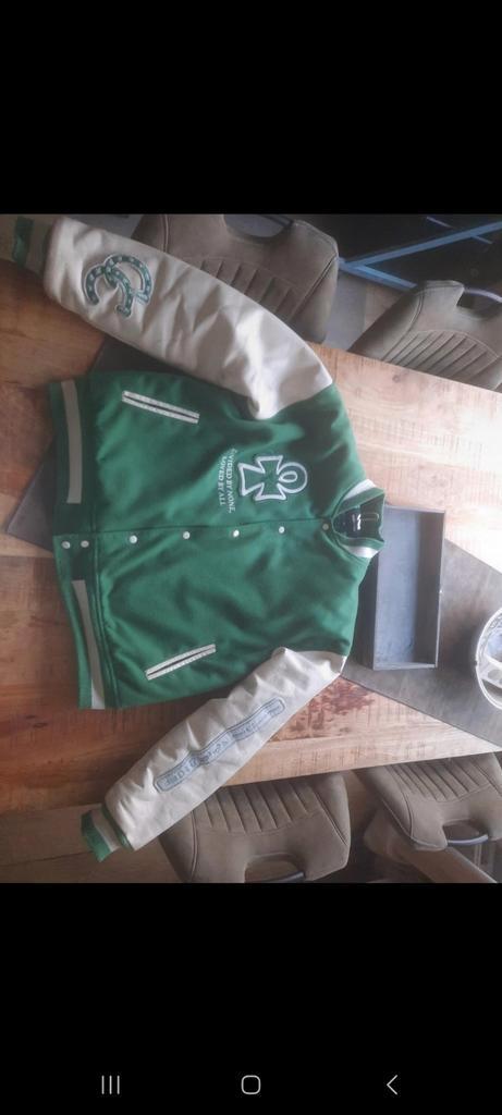 Comfort Club Baseball Jack - Koeienleren Mouwen, Kleding | Heren, Jassen | Zomer, Gedragen, Ophalen of Verzenden