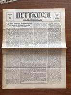 Illegale krant 'Het Parool' van 3 April 1945. Er wordt voor, Verzenden, Algemeen, Tweede Wereldoorlog, Gelezen