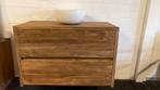 Teak badkamermeubel 120 of 140 cm, Ophalen, 100 tot 150 cm, Nieuw, Minder dan 100 cm