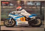 Poster Wil Hartog op Sizuki RG500, Verzamelen, Automerken, Motoren en Formule 1, Ophalen of Verzenden, Auto's