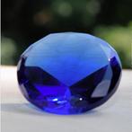Blauwe Kristal Diamant 40 mm p/ st, Ophalen of Verzenden