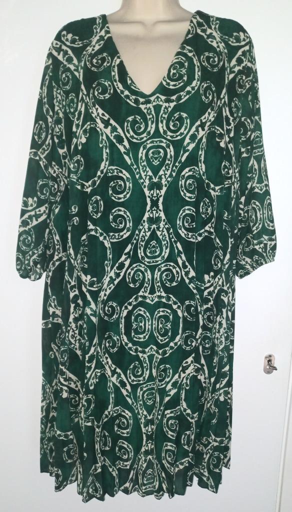 Cassis jurk maat XL (44), Kleding | Dames, Grote Maten, Zo goed als nieuw, Jurk, Groen, Ophalen of Verzenden