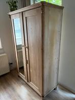 Meidenkast, Linnenkast, Kledingkast. Kast met spiegel, 100 tot 150 cm, Ophalen of Verzenden, Linnenkast, kledingkast, antieke  kast, kast met spiegel