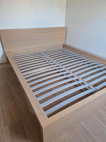IKEA Malm bed 160 bij 200 licht eiken - afbeelding 1