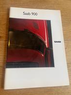 Saab 900 autofolder 1989 brochure Cabriolet Turbo, Ophalen of Verzenden, Gelezen, Overige merken