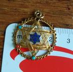 6 vintage hangers 14 K met Joodse symbolen, gewicht 7.17 gr, Sieraden, Tassen en Uiterlijk, Verzenden, Goud, Goud