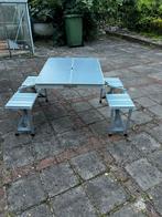 Lichtgewicht, inklapbare picknicktafel / campingtafel, Ophalen, Aluminium, Zo goed als nieuw, Inklapbaar